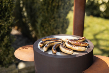 Preview: FEU DU JARDIN Outdoor-Ofen DELUXE Rostoptik